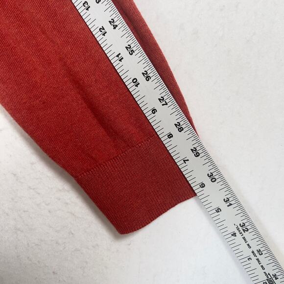 Foundry Supply Co V Neck Sweater Men 4XLT TALL Pullover Burnt Orange Biz Casual - Picture 5 of 10